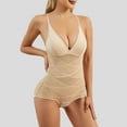 thumbnail image 5 of enyan Shapewear Tummy Control Seamless Bodysuit Hip Enhancer Body Shaper for Women Beige,XL, 5 of 7