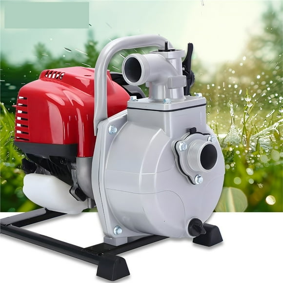 Gasoline Engine Water Pump 2-Stroke Gas Powered Trash Water Transfer Garden Pump For Irrigation Pool