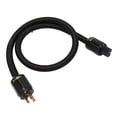 thumbnail image 1 of Cable de Alimentación de CA de HiFi de 12 AWG Cable de Alimentación con Enchufe de Cobre Puro de 3 Clavijas Cable de Alimentación de CA de 125 V 15 A para Tocadiscos, 1 of 8