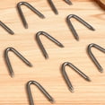 thumbnail image 4 of HAMPPLIES 50pcs U Stakes Iron Wire Fence Staples Fixing Swing Sets Gardening, 4 of 8