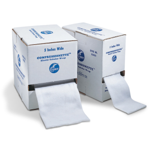 Cramer Compressionette, Tubular Bandage, Provides Compression and Reduces Arm/Leg Swelling, Prevents Turf Burn for Football, Soccer, and Lacrosse, Athletic Training Room Supplies, 5" X 11 Yard, White