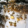 thumbnail image 1 of Guirnalda navideña de luces de 6,56 pies con pilas, copo de nieve y campanas, 20 Led para decoración navideña, 1 of 3