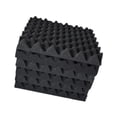 thumbnail image 4 of Conjunto de 6 paneles de absorción acústica, dimensiones 12" x 12" x 1,5", control de sonido para espacios, 4 of 9