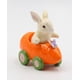 thumbnail image 1 of Conejo de cerámica fina en carrito de zanahoria Salero y pimentero 4 1/4" L, 1 of 9