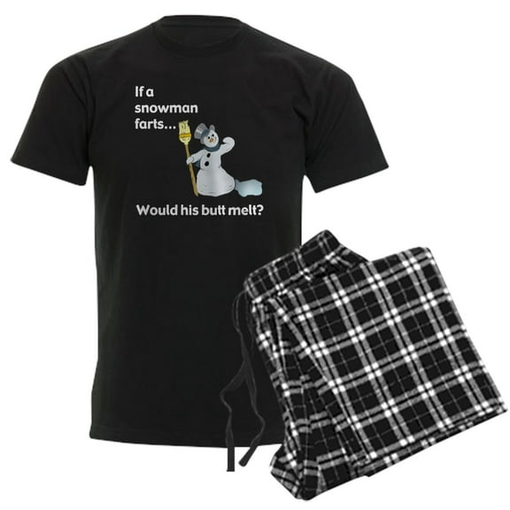 CafePress - Men's Dark Pajamas - Men's Dark Loose Fit Cotton Pajama Set