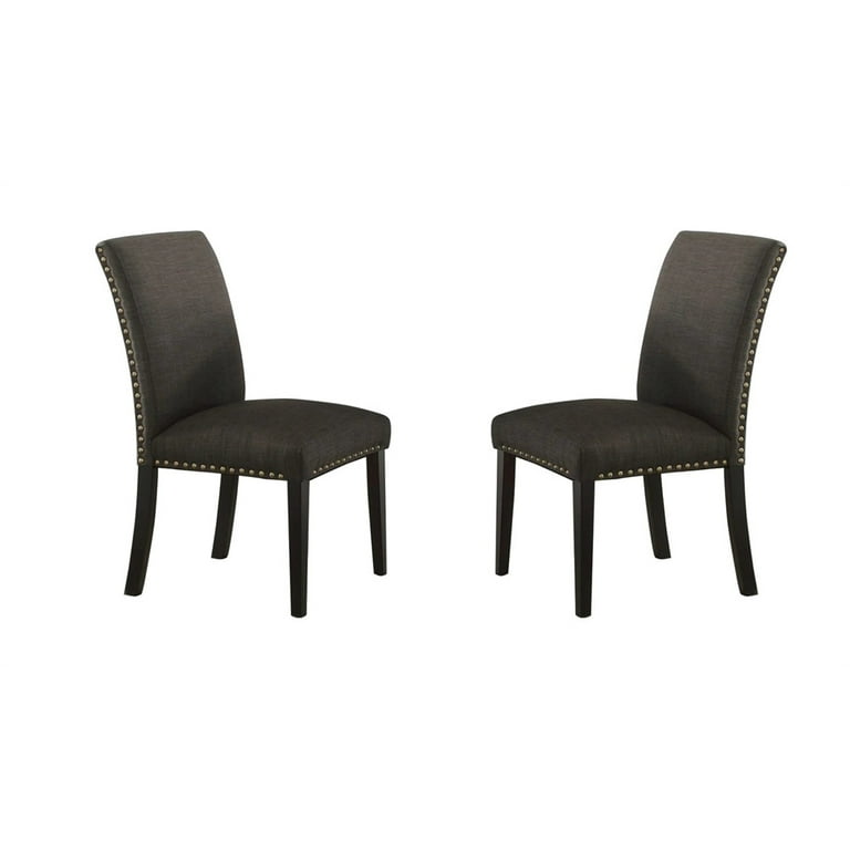 Dining Chairs Set of 2 Modern Tufted Upholstered Side Chairs with Solid Wood Legs High end Bar Chairs Table Chairs with High Back and Padded