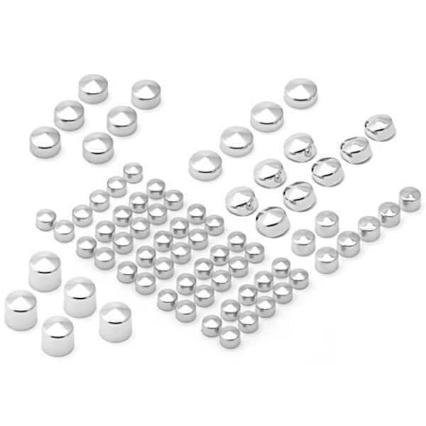 chrome bolt covers for harley davidson