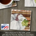 thumbnail image 2 of Thirstystone "White Pumpkin" Single Tumbled Tile Coaster, 2 of 7