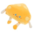 thumbnail image 2 of BRIGHTFUFU Acogedora almohada de queso, cojín de queso de peluche, linda almohada con forma de comida para sala de estar, sofá, decoración, encantador muñeco de peluche de juguete, 2 of 8
