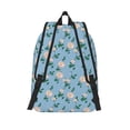 thumbnail image 2 of Picia Rose Flowers Printed Canvas Daypack - Stylish and Durable Vintage Compact Backpack - Class, Work, Travel, or Laptop Bookbag,Organized Compartments-Medium, 2 of 6