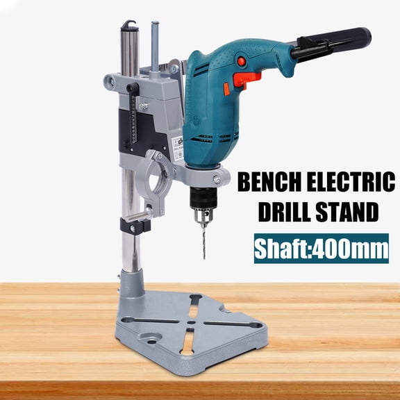 ToppiJoy Adjustable Drill Press Stand for Hand Drill, Bench Floor Drill Press Stand Table for Drill Workbench Repair Tool Clamp for Drilling Collet