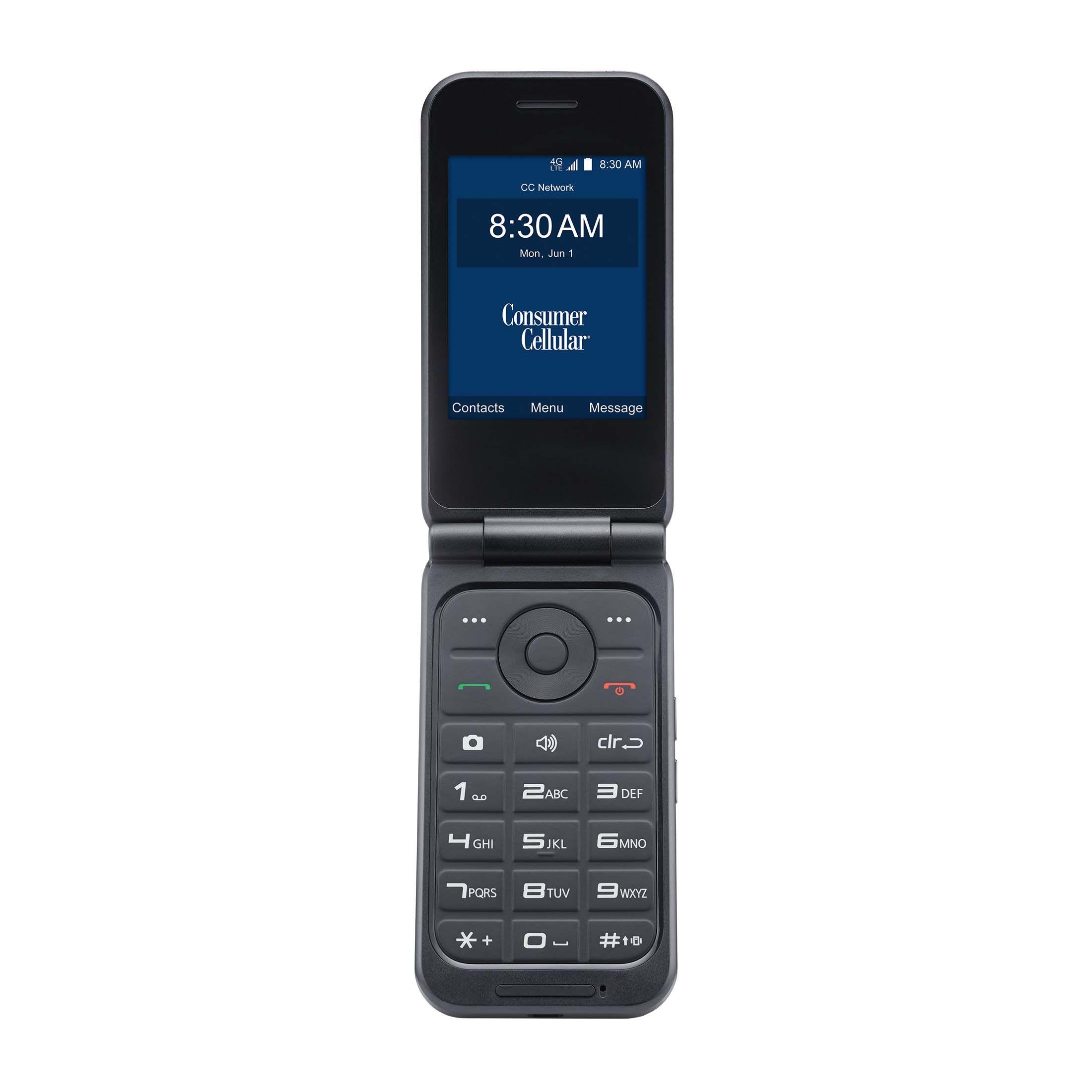 Consumer Cellular, Link II, Red - Flip phone - Walmart.com