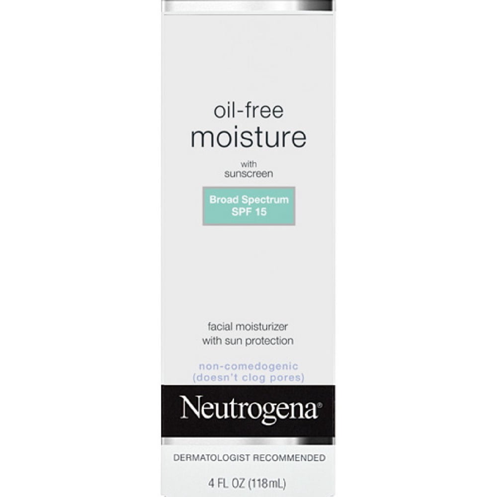 Neutrogena OilFree Moisture Facial Moisturizer Broad Spectrum SPF 15 4