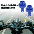 thumbnail image 5 of 2Pcs Blue 8mm Motorcycle Brake Clutch Levers Adjuster Screw Bolt M8x1.25, 5 of 6