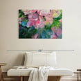 thumbnail image 2 of Elephant Stock Abstract Peonies Wall Art - Horizontal Canvas Wall Art - Living Room Wall Decor - Abstract Canvas - Gray And Green Decor - 39" x 26", 2 of 8