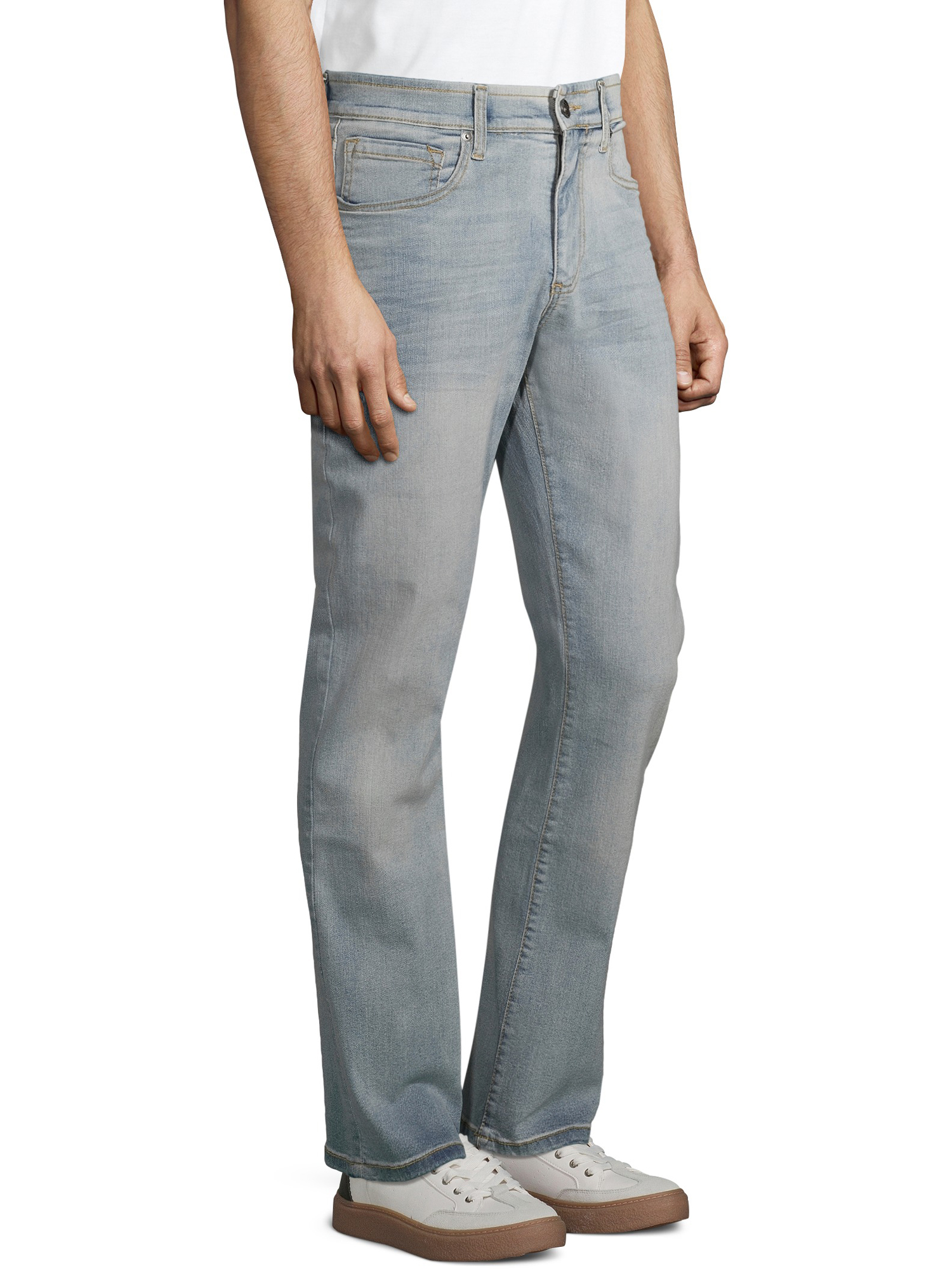 Lazer Men's Flex Denim Bootcut Jeans, Waist Sizes 29"-38", Bootcut Mens Jeans - image 3 of 3