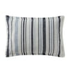 Gap Home Stripe Knit 14" x 20" Modern Navy Cotton Rectangle Decorative Pillow (1 Count)