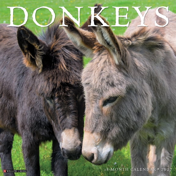 Willow Creek Press, Donkeys 2027 Wall Calendar