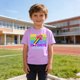 thumbnail image 5 of Camiseta de Manga Corta Linda para Niños Unisex Gráfica Tee de la Escuela de la Temporada, Camisetas de Manga Corta para Niñas, 5 of 9