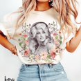 thumbnail image 4 of Dolly Doll Wildflowers Shirt, Floral Country Music Tee, Vintage Western Graphic T-Shirt, Retro Nashville Singer Shirt, Country Music Gift, 4 of 4