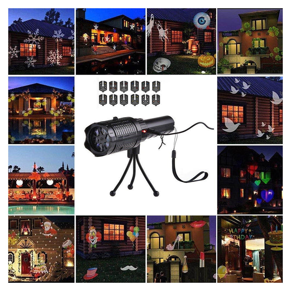 Ultimate Halloween Projector Light Up Kid Projection Flashlight with 24 images 