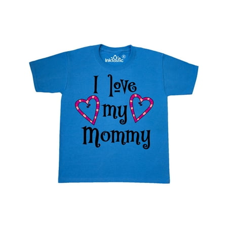 

Inktastic I Love my Mommy- hearts Youth T-Shirt