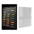 thumbnail image 3 of pitrice Clear 1/64 Model Car Display Case Display Case Acrylic Action Display Rack Cupcake Stand Model Display Showcase for Toys 30 Grids, 3 of 9