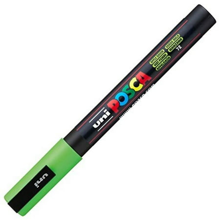 - Uni Posca Pen - Fine Bullet Tip - Apple Green (PC-3M)