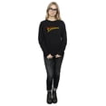 thumbnail image 4 of DC Comics Womens Superman Telescopic Crackle Logo Sweatshirt, 4 of 5