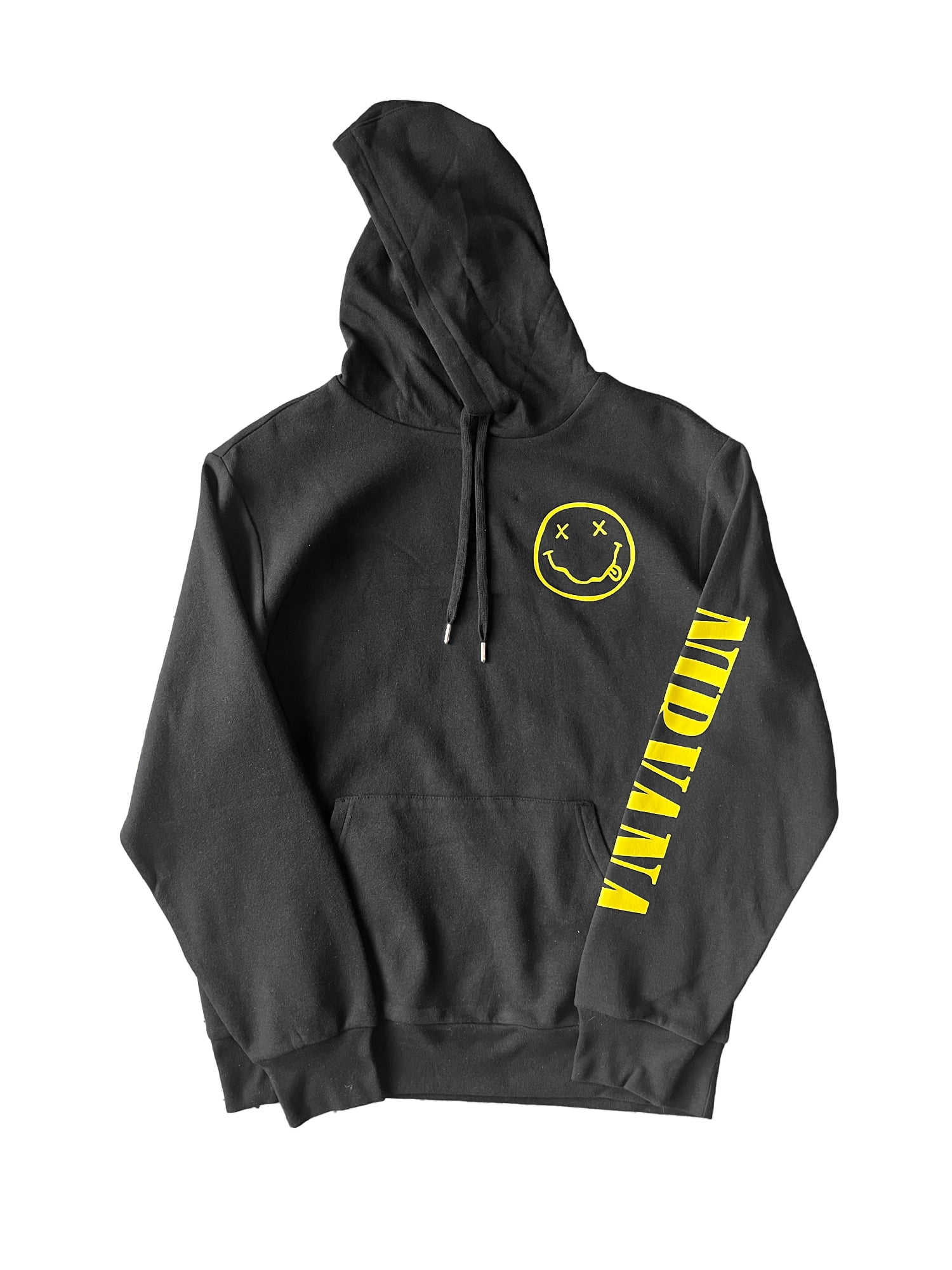 Nirvana Smiley Graphic Hoodie - men's Sizes XS-3XL - Walmart.com