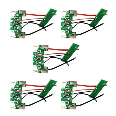 

5Pc Li-Ion Battery Charging Protection Circuit Board for 18V 3.0Ah 6.0Ah BAT610 BAT609G BAT618 Electric Power Tool
