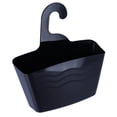 thumbnail image 5 of Evideco French Home Goods Dorm Shower Caddy Hanging Polypropylene Over-the-Shower Head Razor Shower Caddy, Black, 5 of 6