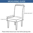 thumbnail image 3 of Velvet Dining Chair Covers, Stretch Chair Slipcover Chair Protector Elastic Soft Chair Covers for Dining Room for Living Room Kitchen-Teal-6, 3 of 7