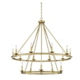 thumbnail image 3 of Middleton 15-Light Chandelier in Warm Brass, 3 of 5