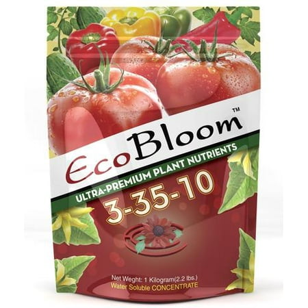 EcoBloom 3-35-10 - Premium Plant Food for High Yield Flowering - 1kg (2.2 (Best Weed Flowering Nutrients)