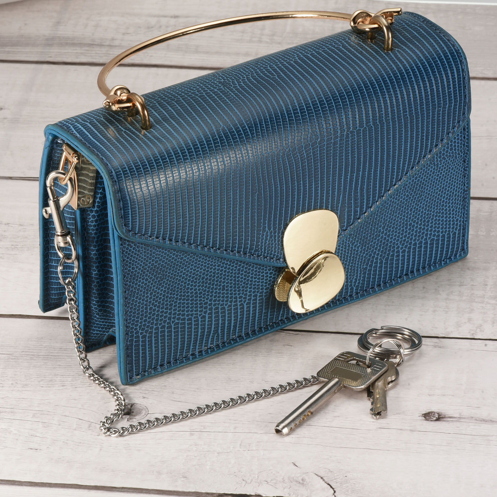 Unique Bargains Wallet Keychain with Keyring Lobster Clasp Metal Belt Loop Clip Silver