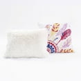 thumbnail image 5 of Lush Decor Umbre Fiesta Print Ruching Comforter, Twin-XL, Purple, 4-Pc Set, 5 of 11