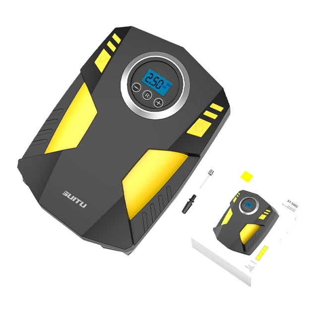 Portable Air Pump,Digital Car Tire Inflator Tire Pump Set Tire Air Pump Highly Recommended