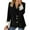 Black, variant on Blazer for Women, Yigetop Women's Casual Solid Color Suit Jacket Lapel Keep Warm and Slim Loose Long Sleeve Fashion Cardigan Coat Fitted Blazers for Women Black L