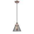 thumbnail image 1 of Innovations 916-1P-AC-G43-LED Large Cone 1 Light Mini Pendant part of the Ballston Collection, Antique Copper, 1 of 1