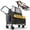 Black, variant on Heavy Duty Folding Wagon, 2-in-1 Collapsible Cart, 400lb Capacity, All-Terrain Wheels w/Brakes & Side Pockets, Black
