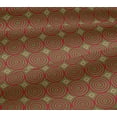 thumbnail image 5 of oneOone Viscose Jersey Fabric Diamond & Circle Block Print Fabric BTY 60 Inch Wide, 5 of 5