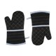 thumbnail image 3 of Guantes de cocina 1 par de manoplas extendidas para horno, guantes de cocina con aislamiento térmico de 260 ℃ / 500 ° F, rejillas de forro de felpa gruesa, patrón de rayas horizontales para cocina, Abanopi Guantes de cocina, 3 of 7