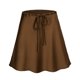 thumbnail image 5 of Falda de satén de seda con volantes y cintura alta para mujer - Cintura elástica, falda midi informal elegante - S-XL, 5 of 6