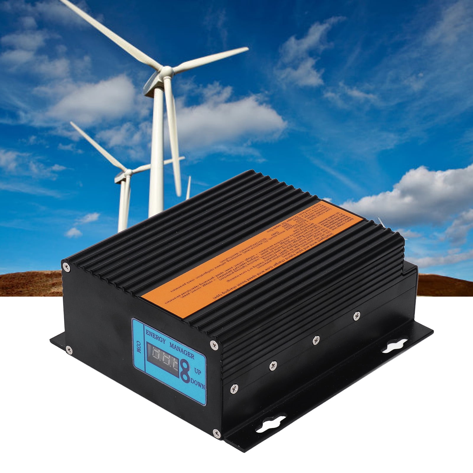 12V 100W Wind Solar Hybrid Charge Controller, MPPT Regulator for 12V 300W PV Power Systems, Solar Wind Power Charge Regulator with High Efficiency and Safety Protection
