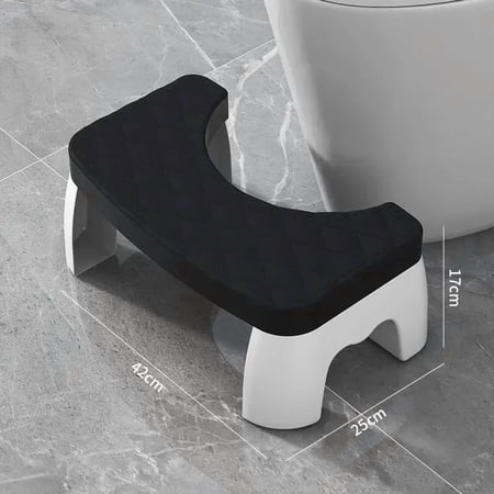 Universal Squatty Potty Toilet Stool - Waterproof Foot Stool for Adults, Kids, Seniors & Pregnancy Support