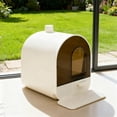 thumbnail image 6 of LHYY white Cat Litter Box with Lid with Scoop and Filter, 6 of 10