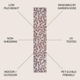 thumbnail image 4 of JONATHAN Y SANTA MONICA 2 x 8 Runner Rug, Vine All Over - Red/Beige, SMB117B-28, 4 of 9