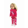 thumbnail image 2 of Hot Pink Unicorn Pajamas For 14 Inch Dolls, 2 of 2