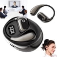 thumbnail image 1 of XG99 Auriculares Inalámbricos Bluetooth, Traductor de Idiomas en Tiempo Real, Soporta 151  Idiomas para Viajes, Negocios,Reuniones y Aprendizaje, AI Translator, Pantalla de Batería (Negro),Negro, 1 of 9